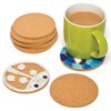 Baker Ross Cork Coasters Class pack. Round, Plain Cork Coasters,