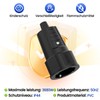 Oblinple Schuko Coupling 250 V 16 A, Plug Coupling with