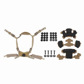 Helmet Dial Suspension System Chin Strap Helmet Padding Kit for Fast for MICH for Wendy Helmet Mud Spongeand Suspension
