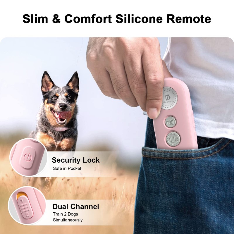 Bousnic Dog Training Collar with Remote - 1000ft Dog Shock