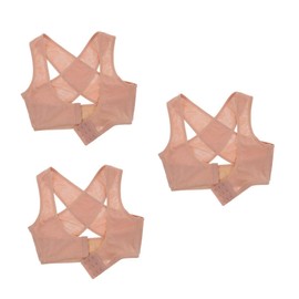 KOMBIUDA 3pcs Women Humpback Posture Chest Support Brace for Hunchback Relief Skin for Home Office Use Design