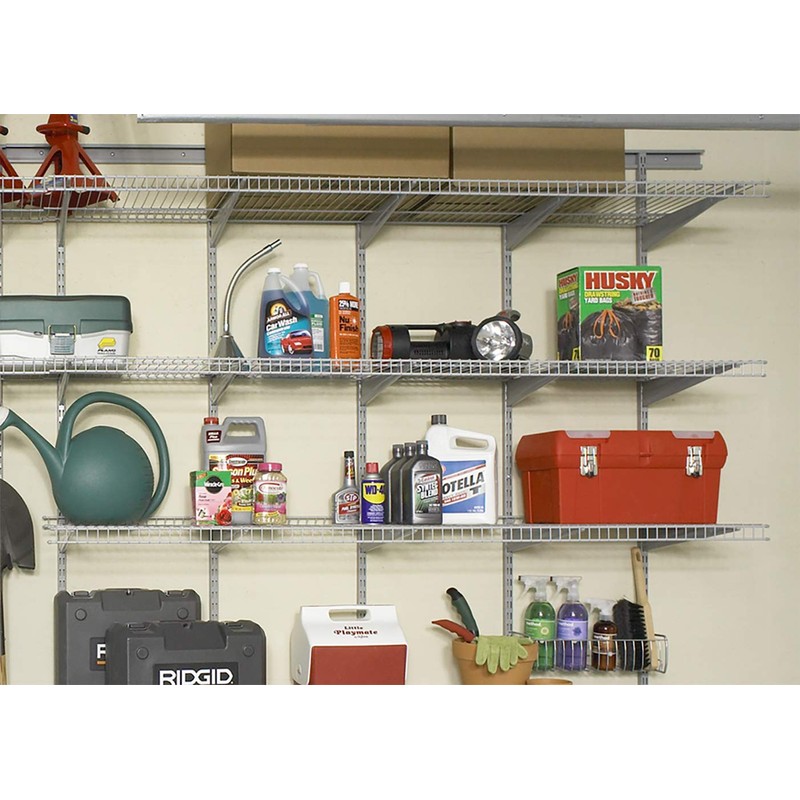 ClosetMaid 23578 MaxLoad Shelving End Caps, Grey, Gray