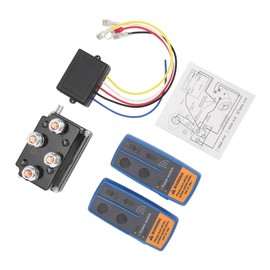 Upgrade Your Off Road Adventures: Wireless Remote Control Kit for 8000 to 12000lbs ATV and UTV Winches with Shatte, Proof Solenoid Relay Contactors for Enhanced Performance