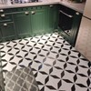 HELLATHUND 4pcs Reusable Tile Stencils 12x12 Inch, Concrete Patterns, for