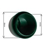 Post Cap Strut Caps 38 mm Green Fence Cap Wire