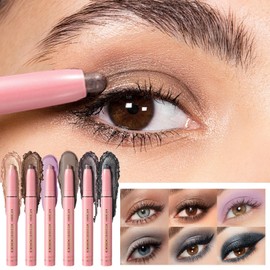 Eyeshadow Stick,Brightener Eyeshadow Pencil Crayon - Shiny Highlighting Pencil Eye Shadow for Women Girls Family Friends Coworkers