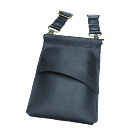 Harilla Friseur Schere Taschenschere Halter mit Schultergurtbeutel Organizer Haarschneidwerkzeughaltertasche für Salon -Friseure, Schwarz