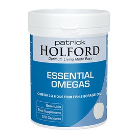Patrick Holford Essential Omegas (120 Capsules) - high Potency EPA/DHA/GLA