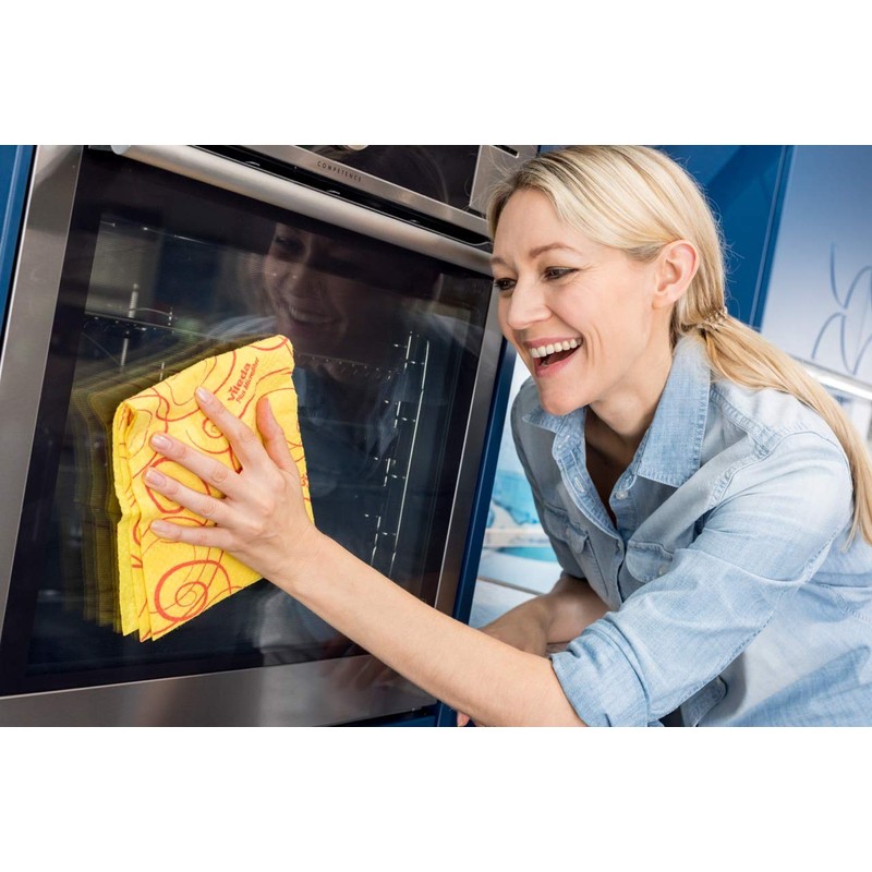 Vileda M00006580 Bar Towel, Polyester, yellow, 20 x 15 cm