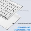 Rechargeable Wireless Keyboard Mouse, UrbanX Slim Thin Low Profile Keyboard