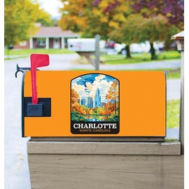 Charlotte North Carolina Design A Souvenir Magnetic Mailbox Cover
