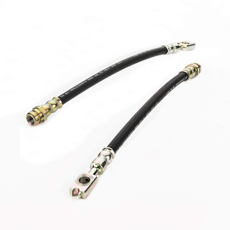 LST 4x Brake Hose Set Front Rear + Retaining Clip