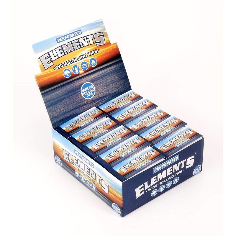 Elements Perforated Wide Rolling Tips (50 Booklets)