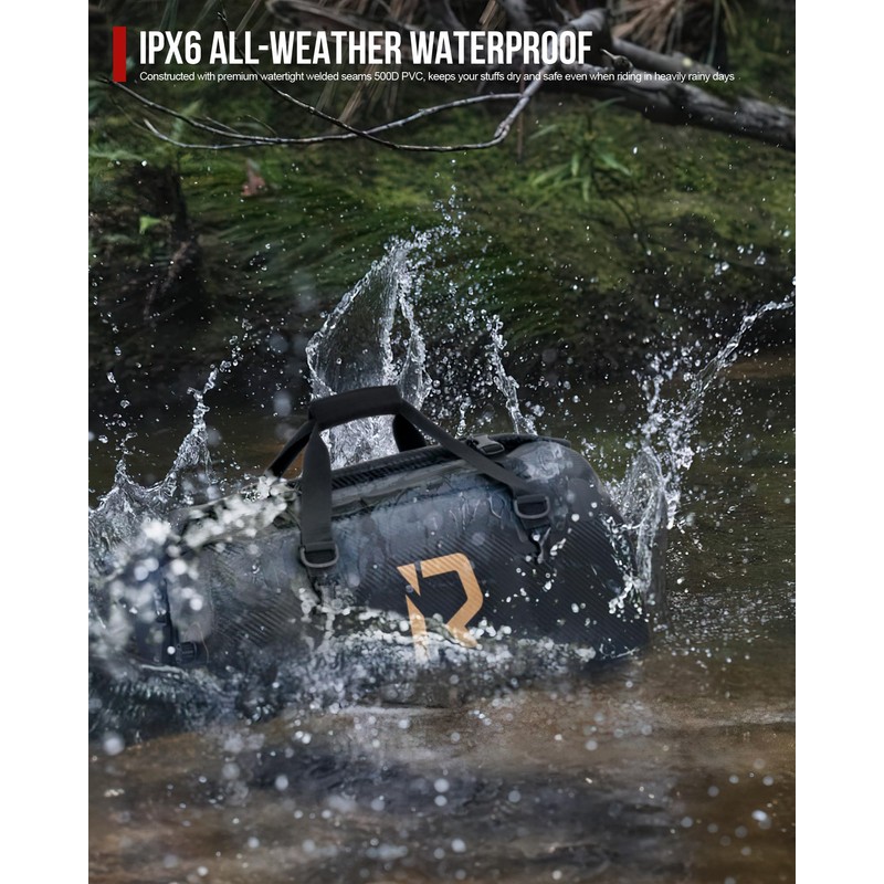 IRON JIA'S Motorcycle Dry Bag - Waterproof Duffle & Luggage