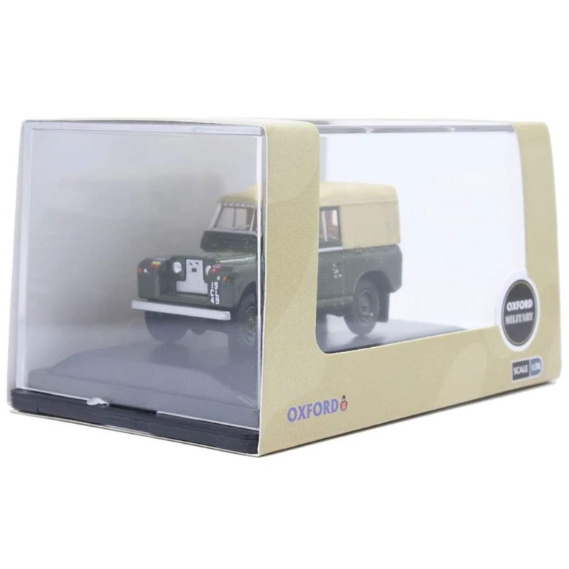 Oxford Diecast 1/76 Land Rover Series II SWB Canvas REME