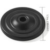 khtumeware 10 Pack 1.5 Inch Matte Black Backplate for Cabinet