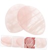 Outanaya 2pcs Portable Finger Worry Stone Natural Scraping Plate for