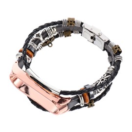 TEHAUX Band 5/5 Replacement Wristband Metal Shell Diy Bracelet Comfortable Fit