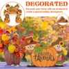 Ferraycle 3 Pcs Thanksgiving Scarecrow Decor Fall Decor Farmhouse Sign
