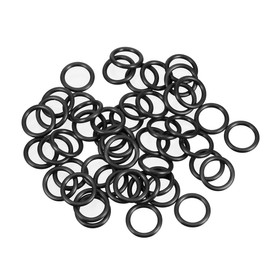 sourcing map 50 Pieces Metric Nitrile Rubber O-Rings Gasket 17 mm Outer Diameter 12.2 mm Inner Diameter 2.4 mm Width