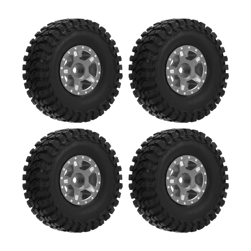 RC Car Rubber Tires Metal Tyre Wheel Full Series Universal