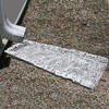 White Slate Stone Rock Cast Aluminum Metal Downspout Gutter 24