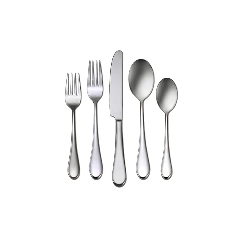 Oneida Icarus 45-Piece Flatware Set, Service for 8, Silver