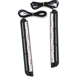 Kuryakyn 5417 Motorcycle Lighting Accessory: Rear Accent Strip LED Running/Turn Signal/Blinker/Brake Light for 2006-2009 Harley-Davidson Motorcycles, Black, Pack of 2