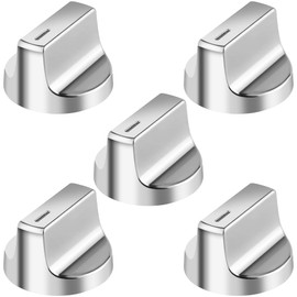 AMI PARTS W11366438 W11084623 Burner Control knobs(5PCS) Fit fot Whirlpool Oven Range Stove and Models for WCG55US0HS00 WCG55US0HS05 WCG55US6HS00 WCG55US6HS05 WCG77US0HS00 WCG77US0HS05.