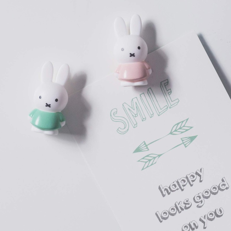 ATELIER PIERRE 079338 Pastel Miffy Magnet, Set of 4