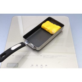 Taniguchi Metal Egg Grilled Egg, 3.5 x 7.1 inches (9 x 18 cm), Induction Compatible, Smooth Slim, Stool 2