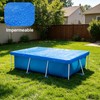 8.5 x 5.5’ Rectangular Pool Cover for Frame Above Ground