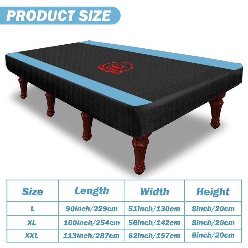 COVERVIN Billiard Pool Table Cover,Heavy Duty 210D Oxford Cloth Material