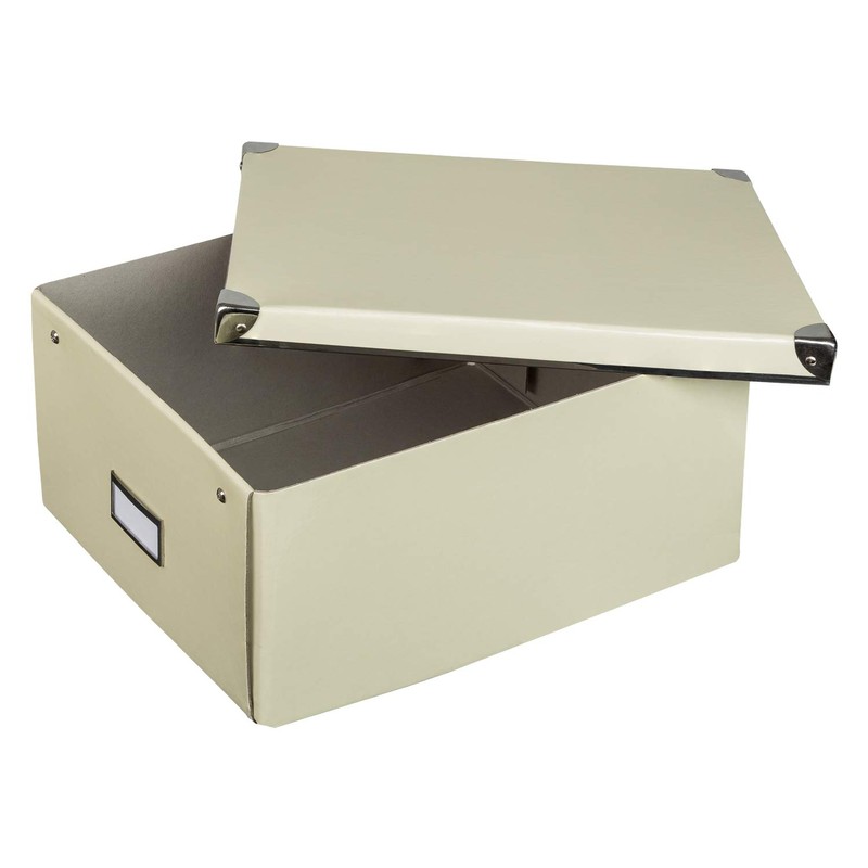 Idena 10518 Storage Box Made of Solid Cardboard, Lid with