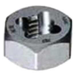 Gyros 92-90632 Carbon Steel Hex Rethreading Die, 6-32 TPI