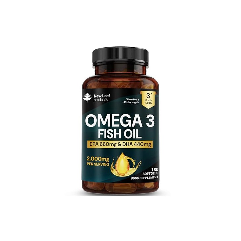 Omega 3 Softgels 660mg EPA & 440mg DHA High Strength