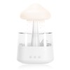 Rain Cloud Humidifier Water Drip with Adjustable LED Lights White