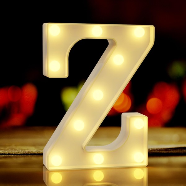 Marquee Light Up Letters Z, Marquee Letters, Letters With Lights, Name Wall Decor, Letter Blocks, Girl Bedroom Decor, Letter Ornaments, Happy Holidays Decorations, New Years Eve Decorations
