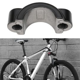 Create idea Pack of 2 M6 Brake Lever Clamp Aluminium Clutch Master Cylinder Clamp Bracket Cover Mounting Seat Suitable for 22 mm Dirt Bike Electric Bicycle Handlebar Black