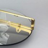 MotorVehicleParts Chevy 4 Holes Powder Coated Gold Stainless Steel License