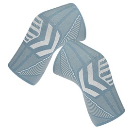 FOMIYES 2pcs Elastic Knee Brace Sports Knee Sleeve for Running Cycling Fitness Breathable Comfortable Support Protects against Injury Flexible Design