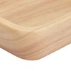 Wood Salad Bowl Square Thicked Simple Food Rice Salad Bowl