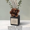 Aeeteek Reed Diffuser Set, Sandalwood & Cedarwood Scented Oil with