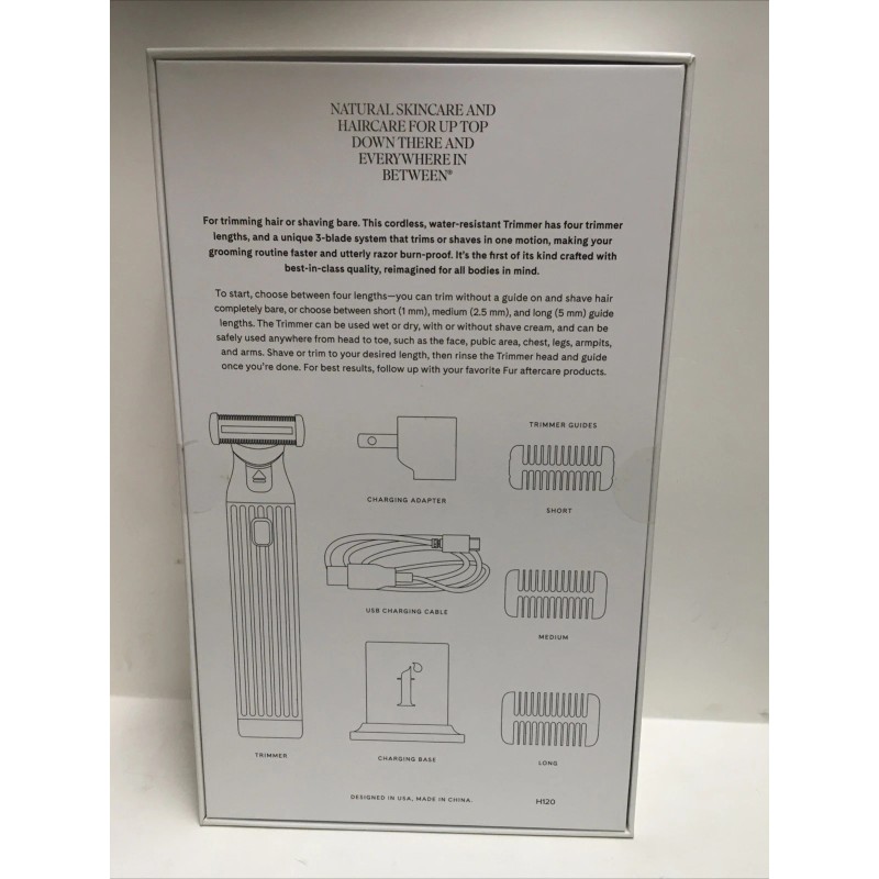 Fur Trimmer Shaving & Grooming Kit w/trimming guides USB charging