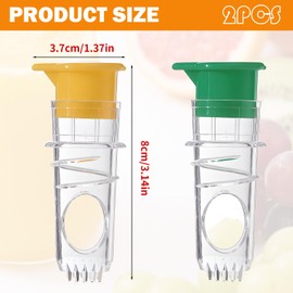 2 Pcs Screw Top Lemon Squeezer,Lemon Lime Squeezer,2025 New Screw-Top Squeezer,Screw Top Juicer,Manual Juice Extractor With Built-In Filter, Handheld Press Ideals
