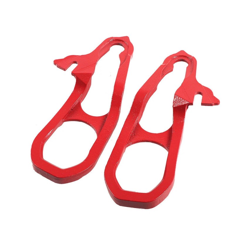 Autopartszone Red Heavy Duty Front LH & RH Tow Hook
