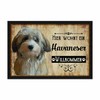 PR Print Royal Doormat Pets with Dog Picture Havanese -