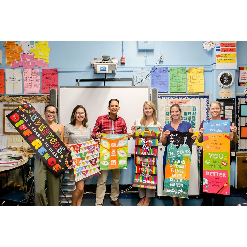Sproutbrite Classroom Banner and Posters for Decorations - Educational, Motivational