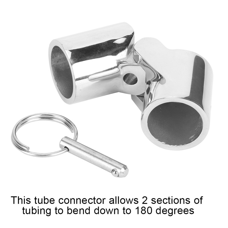 Marine Stainless Steel Folding Swivel Coupling Tube Pipe Connector with