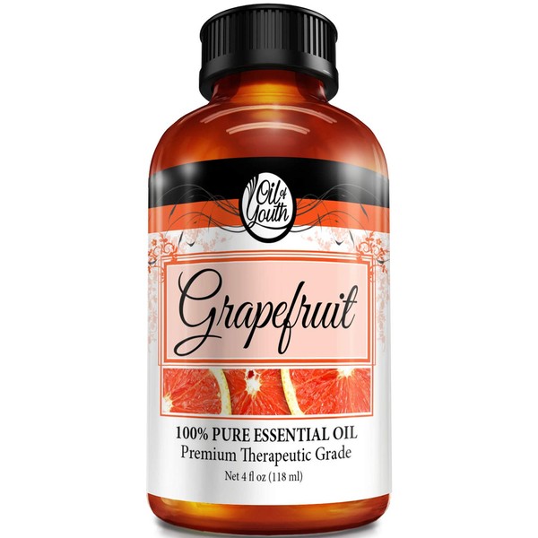 Oil of Youth Essential Oils 4oz - Grapefruit Essential Oil - 4 Fluid Ounces
